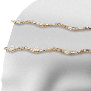 Στέφανα Γάμου Επάργυρα - Χρυσό | Authentique Art SΑ-1404