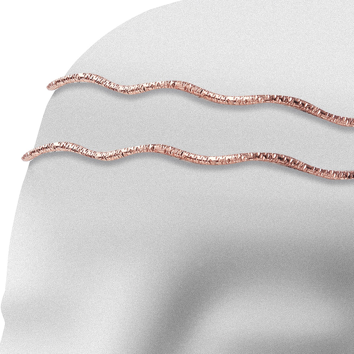 Στέφανα Γάμου Επάργυρα - Ροζ Χρυσό | Authentique Art SΑ-1405