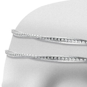 Στέφανα Γάμου Επάργυρα - Ασήμι | Authentique Art SΑ-1406