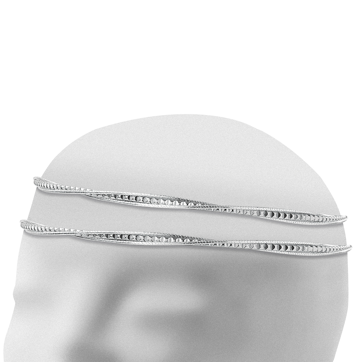 Στέφανα Γάμου Επάργυρα - Ασήμι | Authentique Art SΑ-1406