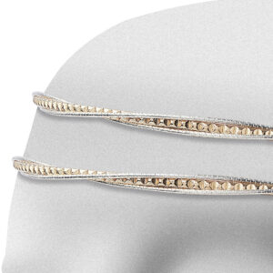 Στέφανα Γάμου Επάργυρα - Ασήμι Χρυσό | Authentique Art SΑ-1407