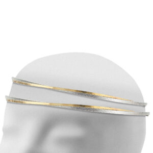 Στέφανα Γάμου Επάργυρα - Ασήμι Χρυσό | Authentique Art SΑ-1410