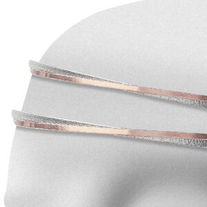 Στέφανα Γάμου Επάργυρα - Ασήμι Ροζ Χρυσό | Authentique Art SΑ-1411