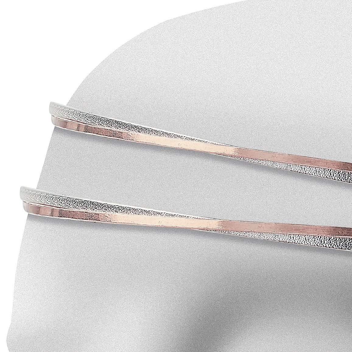 Στέφανα Γάμου Επάργυρα - Ασήμι Ροζ Χρυσό | Authentique Art SΑ-1411