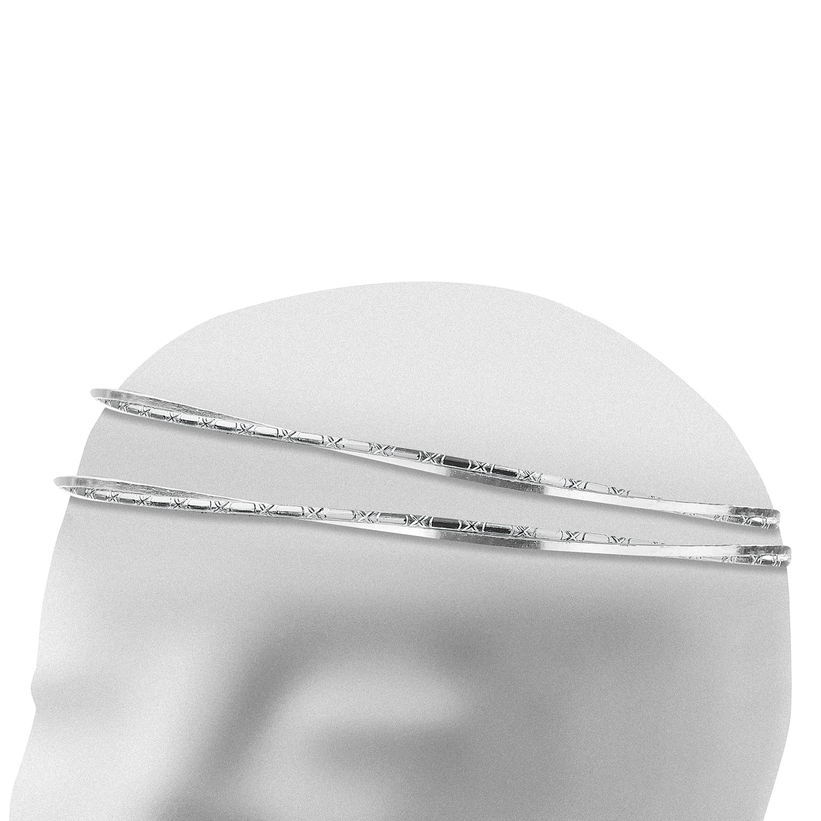 Στέφανα Γάμου Επάργυρα - Ασήμι | Authentique Art SΑ-1412