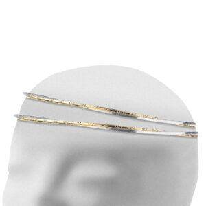 Στέφανα Γάμου Επάργυρα - Ασήμι Χρυσό | Authentique Art SΑ-1413