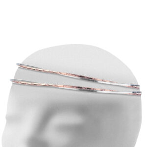 Στέφανα Γάμου Επάργυρα - Ασήμι Ροζ Χρυσό | Authentique Art SΑ-1414