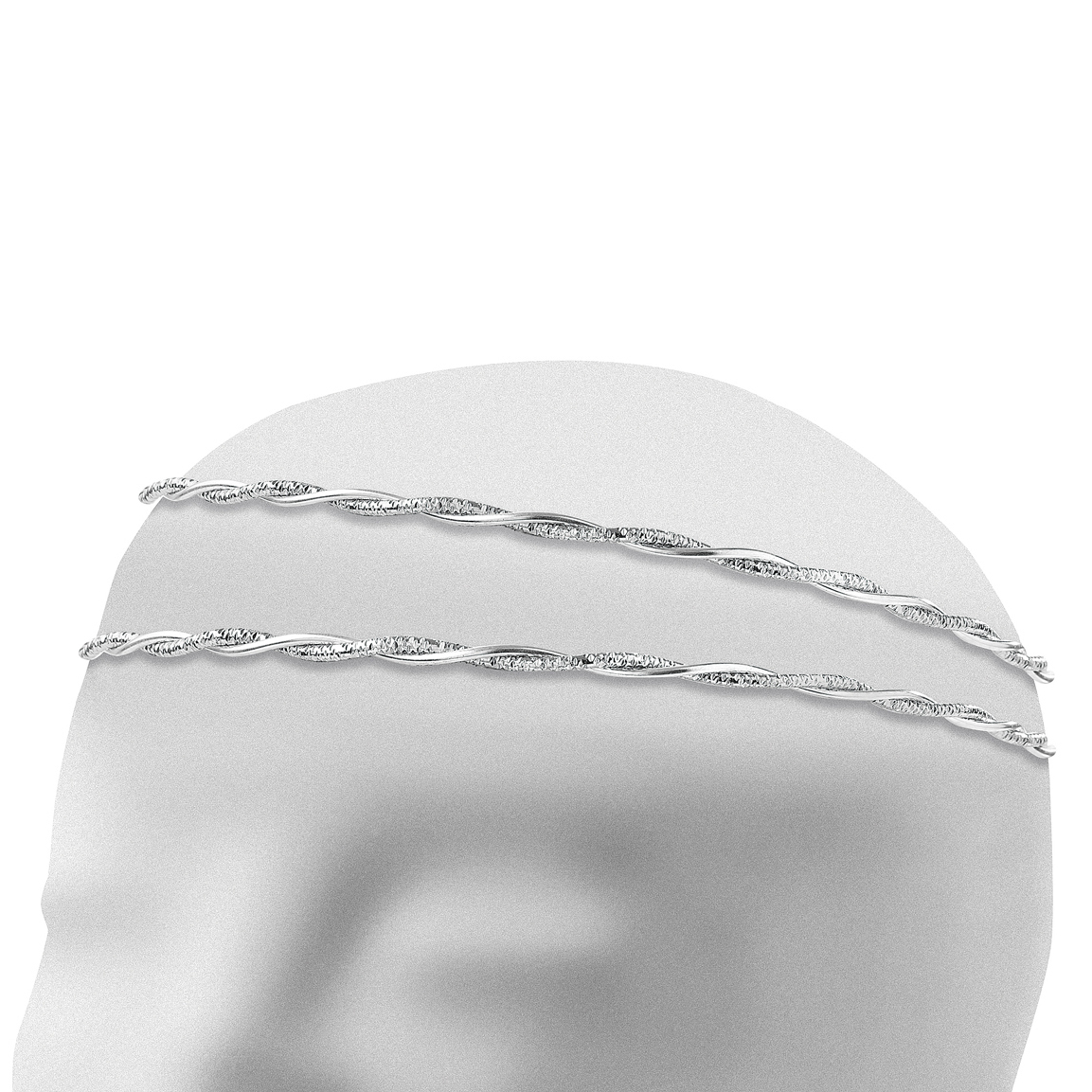 Στέφανα Γάμου Επάργυρα - Ασήμι | Authentique Art SΑ-1415