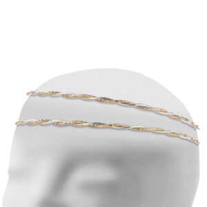 Στέφανα Γάμου Επάργυρα - Ασήμι Χρυσό | Authentique Art SΑ-1416