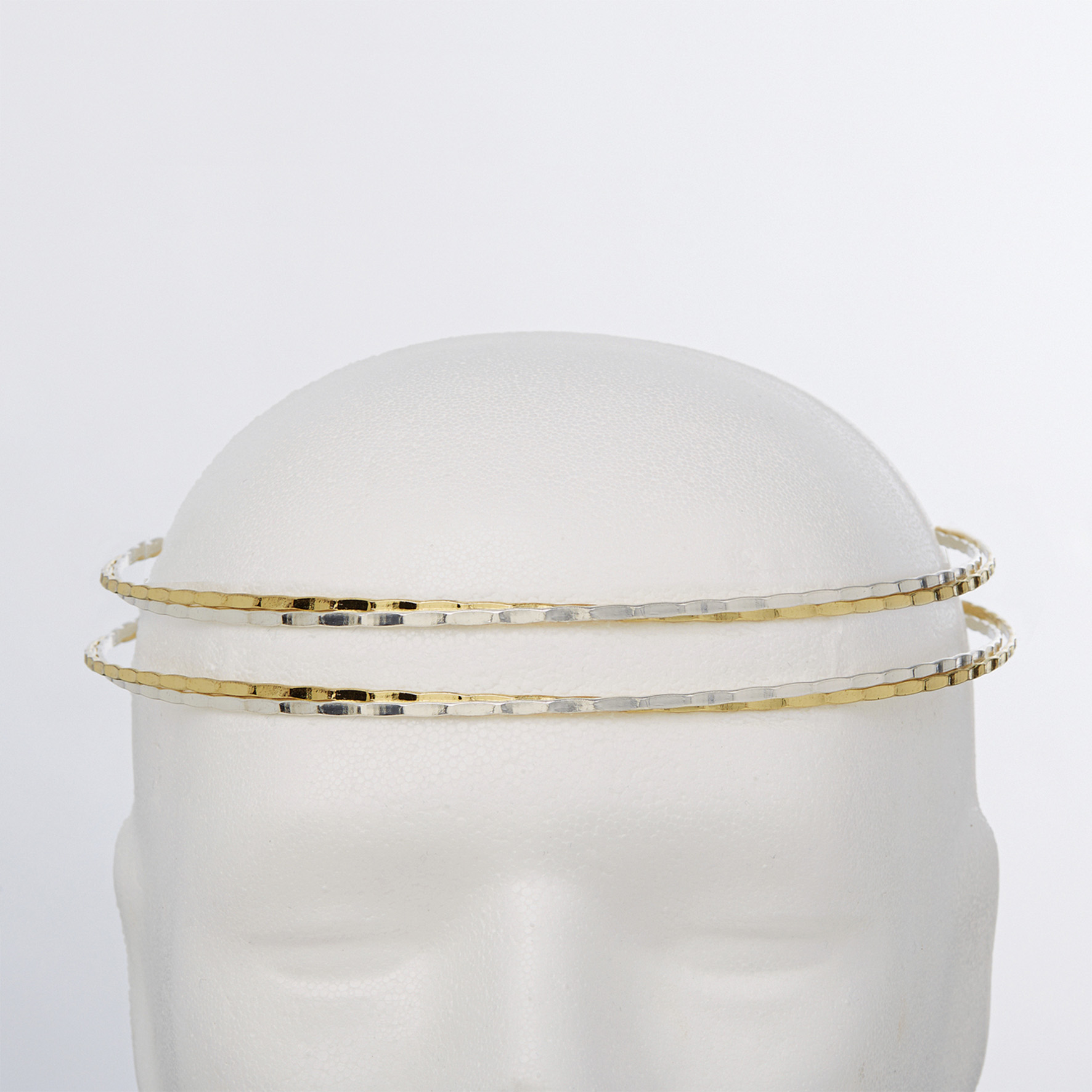 Στέφανα Γάμου Επάργυρα - Ασήμι Χρυσό | Authentique Art SΑ-2004