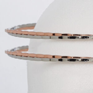 Στέφανα Γάμου Επάργυρα - Ασήμι Ροζ Χρυσό | Authentique Art SΑ-2005