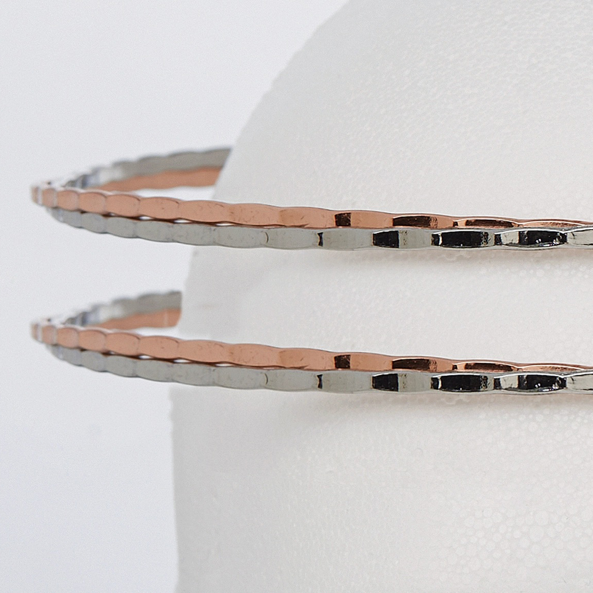 Στέφανα Γάμου Επάργυρα - Ασήμι Ροζ Χρυσό | Authentique Art SΑ-2005