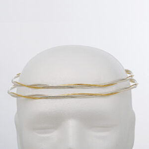 Στέφανα Γάμου Επάργυρα - Ασήμι Χρυσό | Authentique Art SΑ-2007