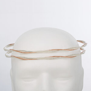 Στέφανα Γάμου Επάργυρα - Ασήμι Ροζ Χρυσό | Authentique Art SΑ-2008