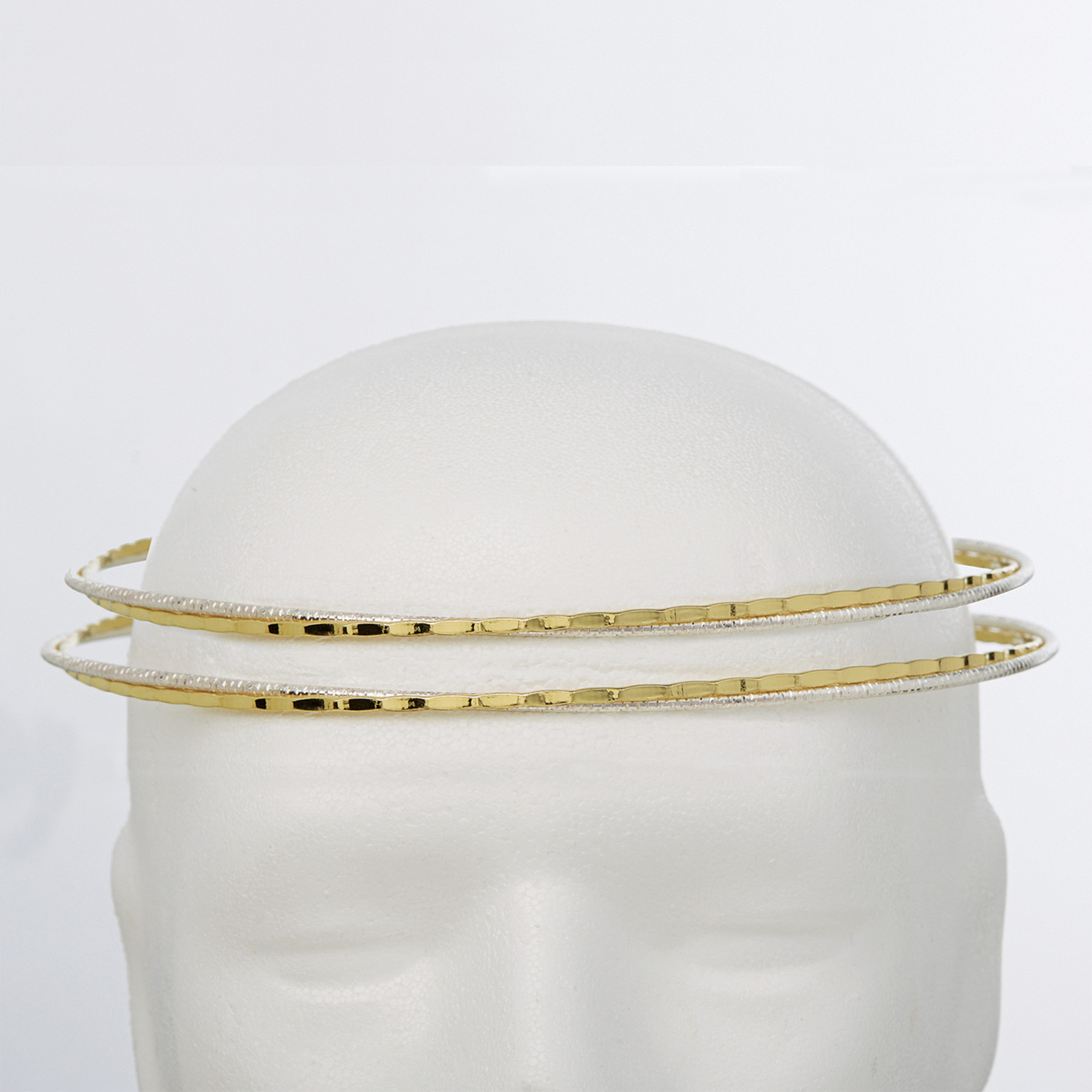 Στέφανα Γάμου Επάργυρα - Ασήμι Χρυσό | Authentique Art SΑ-2009