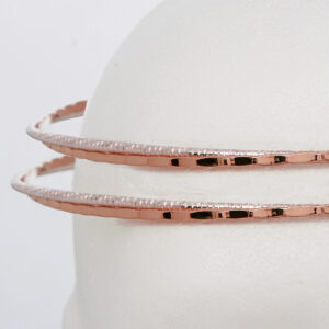 Στέφανα Γάμου Επάργυρα - Ασήμι Ροζ Χρυσό | Authentique Art SΑ-2011