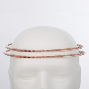 Στέφανα Γάμου Επάργυρα - Ασήμι Ροζ Χρυσό | Authentique Art SΑ-2011