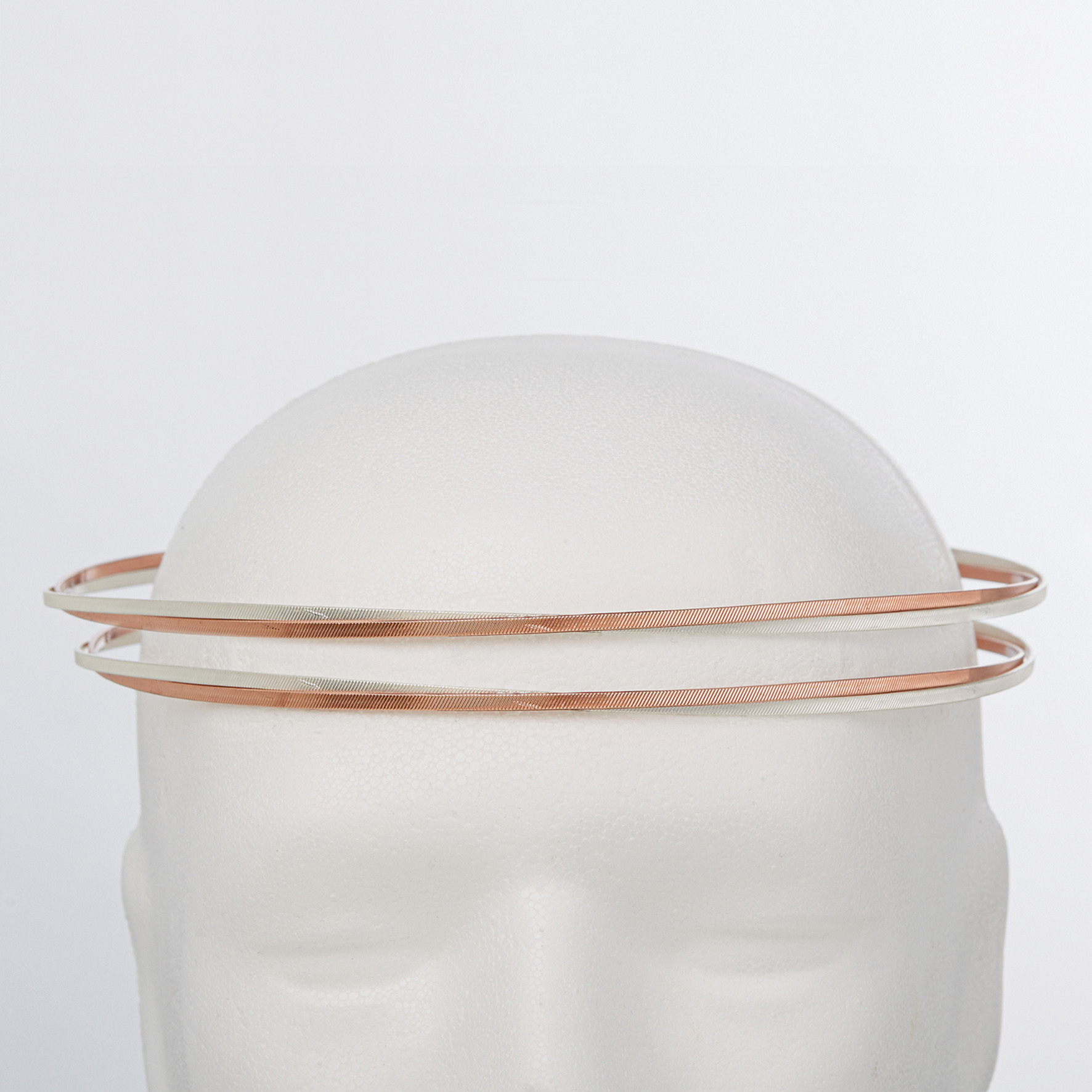 Στέφανα Γάμου Επάργυρα - Ασήμι Ροζ Χρυσό | Authentique Art SΑ-2014