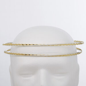 Στέφανα Γάμου Επάργυρα - Ασήμι Χρυσό | Authentique Art SΑ-2016