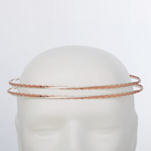 Στέφανα Γάμου Επάργυρα - Ασήμι Ροζ Χρυσό | Authentique Art SΑ-2017