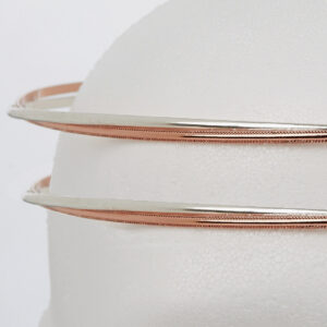 Στέφανα Γάμου Επάργυρα - Ασήμι Ροζ Χρυσό | Authentique Art SΑ-2023