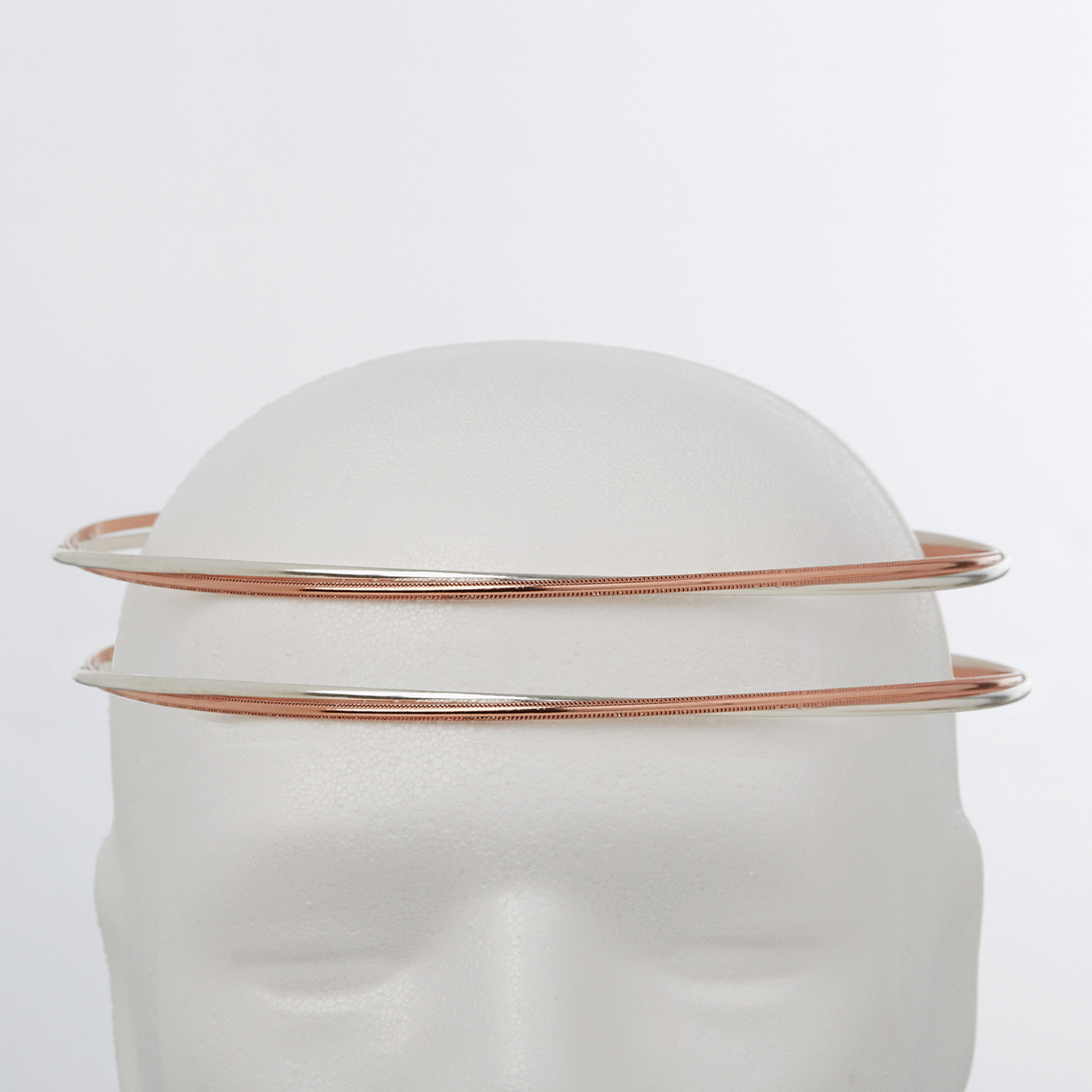 Στέφανα Γάμου Επάργυρα - Ασήμι Ροζ Χρυσό | Authentique Art SΑ-2023