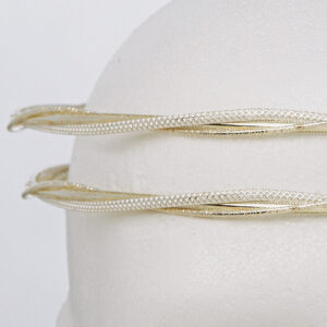 Στέφανα Γάμου Επάργυρα - Ασήμι Χρυσό | Authentique Art SΑ-2024