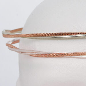 Στέφανα Γάμου Επάργυρα - Ασήμι Ροζ Χρυσό | Authentique Art SΑ-2025