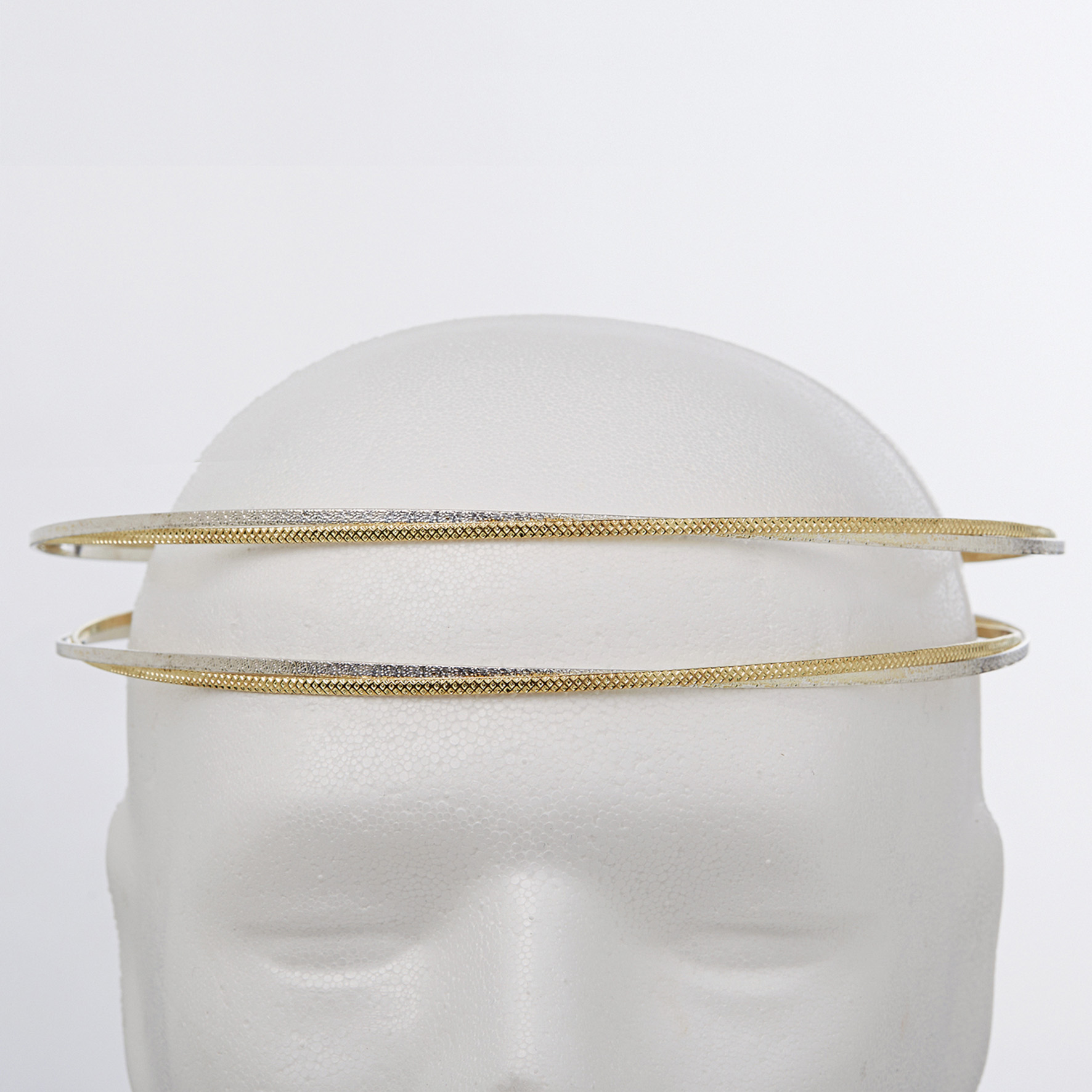 Στέφανα Γάμου Επάργυρα - Ασήμι Χρυσό | Authentique Art SΑ-2028