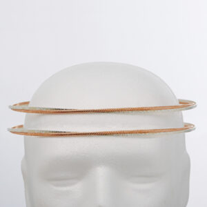 Στέφανα Γάμου Επάργυρα - Ασήμι Ροζ Χρυσό | Authentique Art SΑ-2029