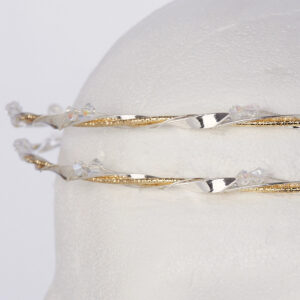 Στέφανα Γάμου Επάργυρα - Ασήμι Χρυσό | Authentique Art SΑ-2031