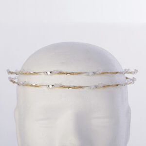 Στέφανα Γάμου Επάργυρα - Ασήμι Χρυσό | Authentique Art SΑ-2031