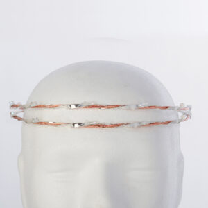 Στέφανα Γάμου Επάργυρα - Ασήμι Ροζ Χρυσό | Authentique Art SΑ-2032