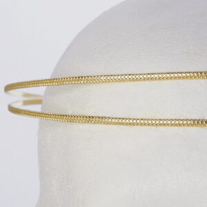 Στέφανα Γάμου Επάργυρα - Χρυσό | Authentique Art SΑ-2037