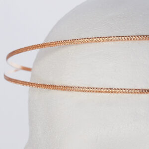 Στέφανα Γάμου Επάργυρα - Ροζ Χρυσό | Authentique Art SΑ-2038