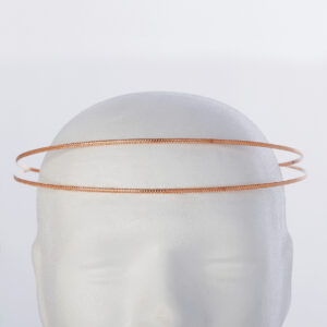 Στέφανα Γάμου Επάργυρα - Ροζ Χρυσό | Authentique Art SΑ-2038