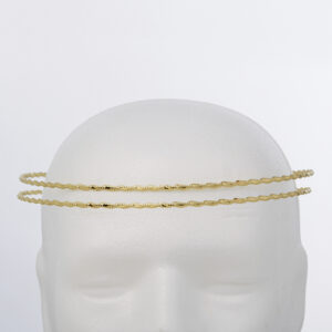 Στέφανα Γάμου Επάργυρα - Χρυσό | Authentique Art SΑ-2040