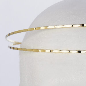 Στέφανα Γάμου Επάργυρα - Χρυσό | Authentique Art SΑ-2043