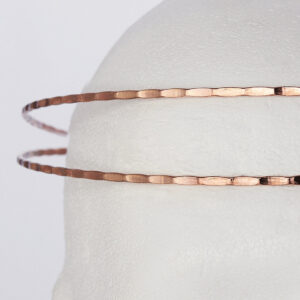 Στέφανα Γάμου Επάργυρα - Ροζ Χρυσό | Authentique Art SΑ-2044