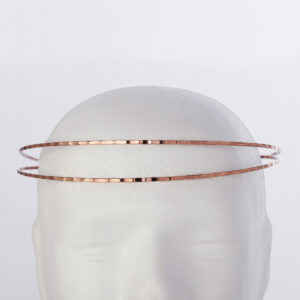 Στέφανα Γάμου Επάργυρα - Ροζ Χρυσό | Authentique Art SΑ-2044