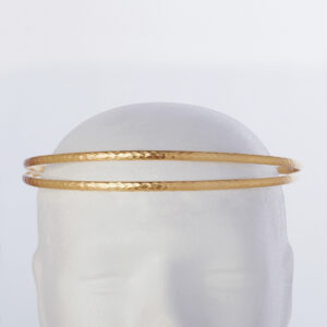 Στέφανα Γάμου Επάργυρα - Χρυσό | Authentique Art SΑ-2046