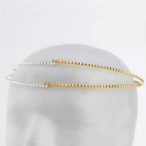 Στέφανα Γάμου Επάργυρα - Ασήμι Χρυσό | Authentique Art SΑ-2400