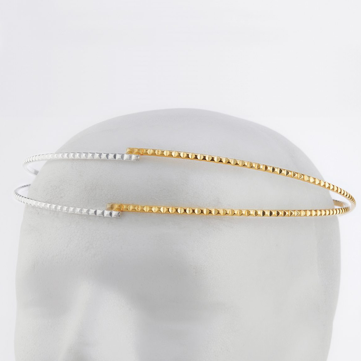 Στέφανα Γάμου Επάργυρα - Ασήμι Χρυσό | Authentique Art SΑ-2400