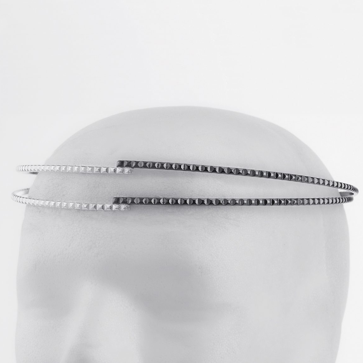 Στέφανα Γάμου Επάργυρα - Ασήμι Μαύρο | Authentique Art SΑ-2401