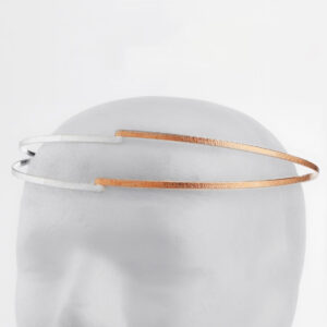 Στέφανα Γάμου Επάργυρα - Ασήμι Ροζ Χρυσό | Authentique Art SΑ-2403