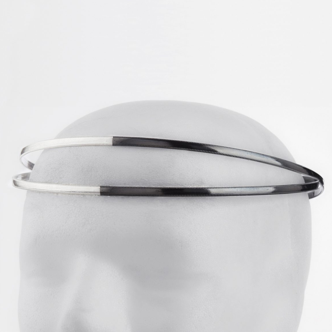 Στέφανα Γάμου Επάργυρα - Ασήμι Μαύρο | Authentique Art SΑ-2409