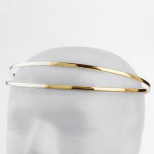 Στέφανα Γάμου Επάργυρα - Ασήμι Χρυσό | Authentique Art SΑ-2410