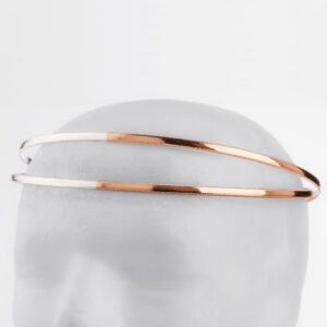 Στέφανα Γάμου Επάργυρα - Ασήμι Ροζ Χρυσό | Authentique Art SΑ-2411