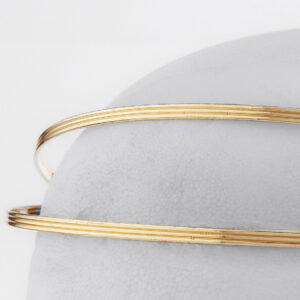 Στέφανα Γάμου Επάργυρα - Χρυσό | Authentique Art SΑ-2413