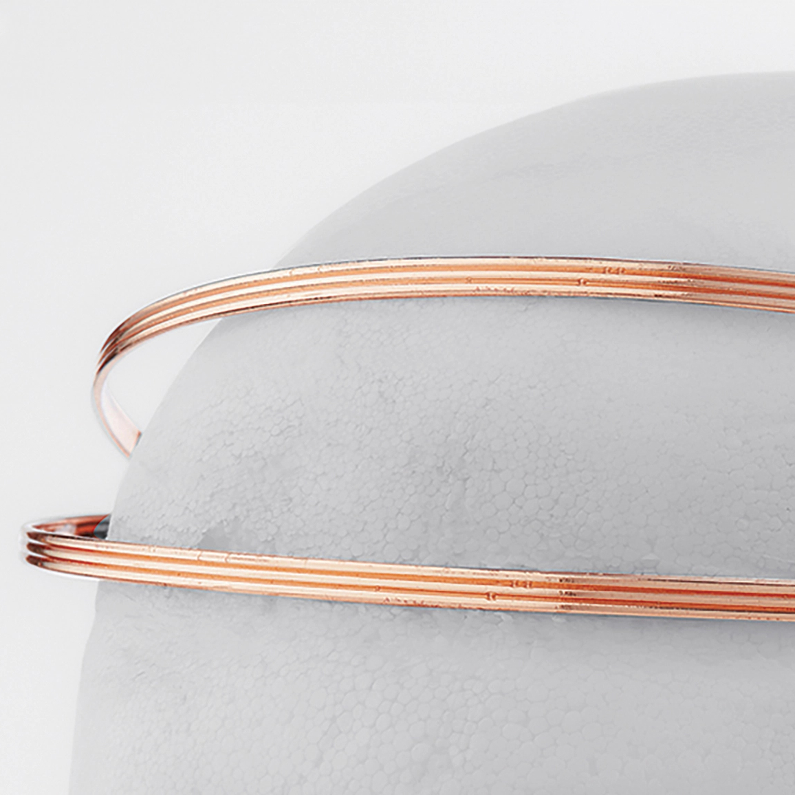 Στέφανα Γάμου Επάργυρα - Ροζ Χρυσό | Authentique Art SΑ-2414